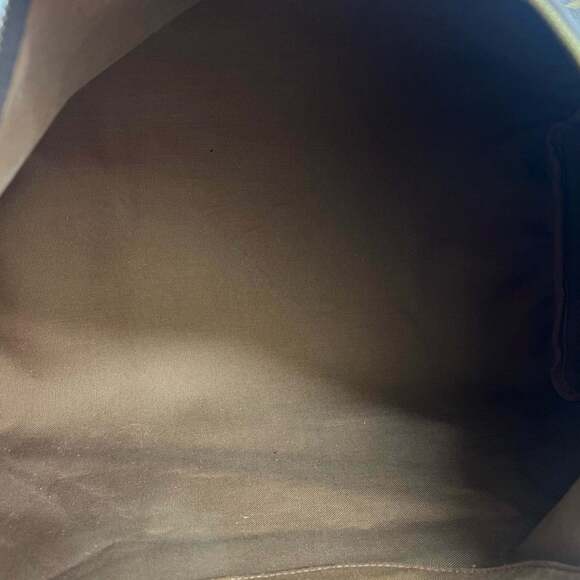 LOUIS VUITTON Brown Monogram Leather Speedy 40 Boston Bag